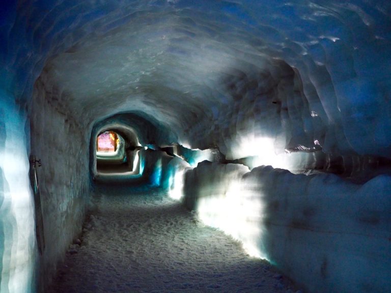 Inside one of the largest glaciers in Iceland: Langjökull